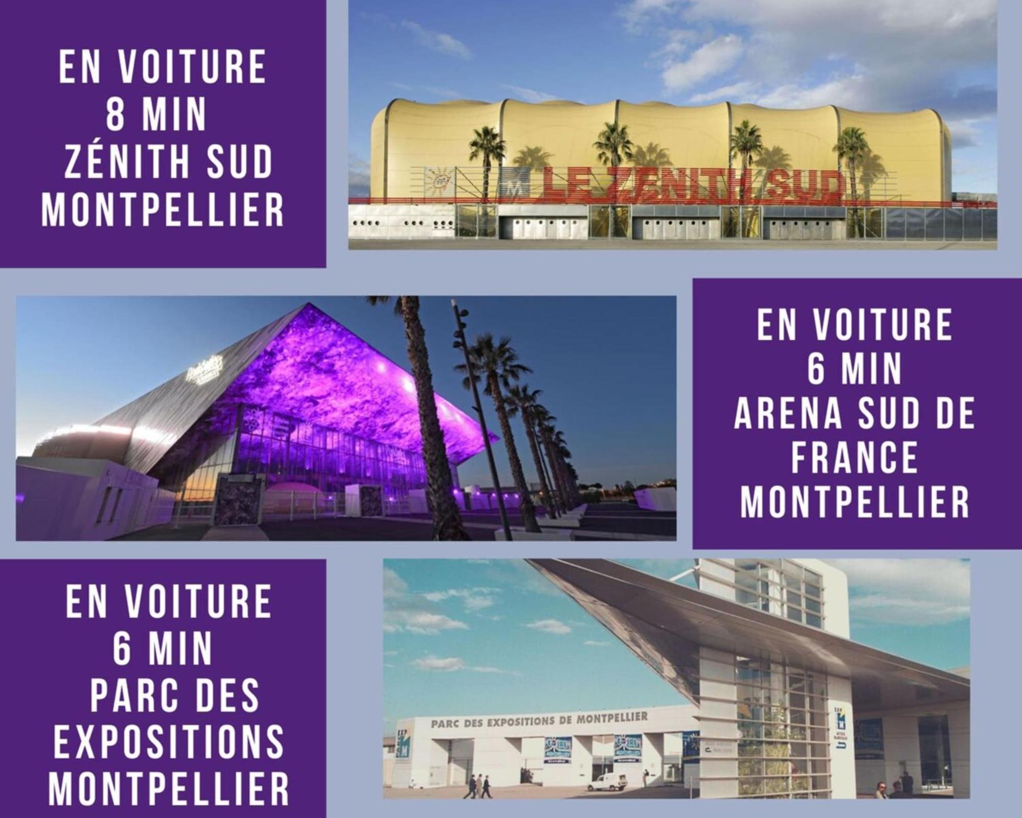 Moana Terrasse Proche Parc Des Expositions Montpellier *